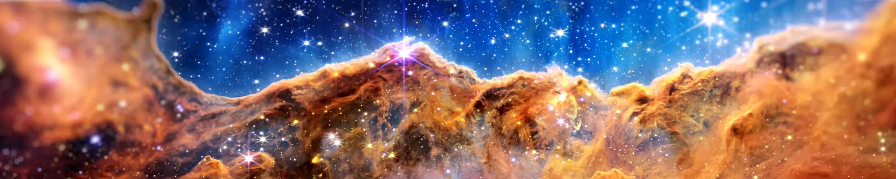 Astronomy | Posters | High-resolution image of the Carina Nebula, highlighting bright stars and colorful gas clouds, ideal for space-themed posters.